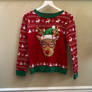 Ugly reindeer Christmas sweater